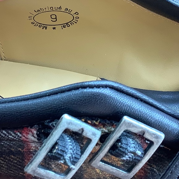 NIB Fluevog Unity Aimee plaid mary-janes size 9 - Picture 7 of 16